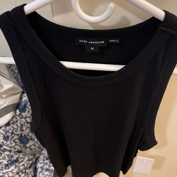 Good American black tank top new with tags extra large - Picture 2 of 4
